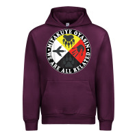 Mauve Wine native american medicine wheel, mitakuye oyasin t shirt Urban Hoodie - SnappyArt