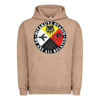 Pigment Burro native american medicine wheel, mitakuye oyasin t shirt Urban Hoodie - SnappyArt