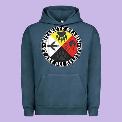 Native American Medicine Wheel, Mitakuye Oyasin T Shirt Urban Hoodie Designed By Snappyart