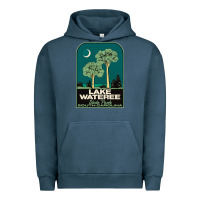 Pigment Midnight Navy Trending Lake Wateree State Park Sc Vintage Travel Urban Hoodie - SnappyArt