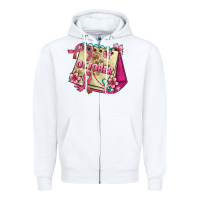 White pink cancer ribbon and october calendar Zipper Hoodie - AdoDesignShop