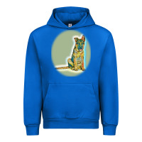 Cobalt German Shepherd isolated on whot. Urban Hoodie - SnappyArt