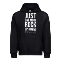 Black Rockhounds gear gift Just one more rock funny rockhounding Urban Hoodie - SnappyArt