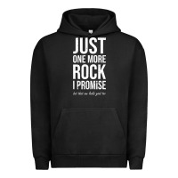 Pigment Black Rockhounds gear gift Just one more rock funny rockhounding Urban Hoodie - SnappyArt