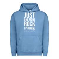 Pigment Pebble Blue Rockhounds gear gift Just one more rock funny rockhounding Urban Hoodie - SnappyArt