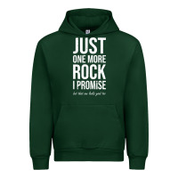 Forest Green Rockhounds gear gift Just one more rock funny rockhounding Urban Hoodie - SnappyArt