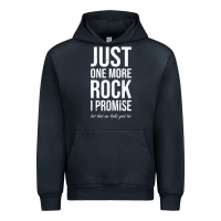 Navy Rockhounds gear gift Just one more rock funny rockhounding Urban Hoodie - SnappyArt