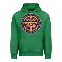 Emerald Saint Benedict Medal 1 Urban Hoodie - SnappyArt