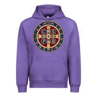 Tulip Saint Benedict Medal 1 Urban Hoodie - SnappyArt