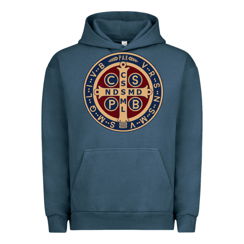 Saint Benedict Medal 1 Urban Hoodie by SnappyArt | Teevron