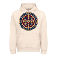 Sandshell Saint Benedict Medal 1 Urban Hoodie - SnappyArt