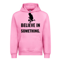 Fuchsia Pink Colin Kaepernick Believe In Something Urban Hoodie - SnappyArt