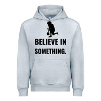 Heather Grey Colin Kaepernick Believe In Something Urban Hoodie - SnappyArt