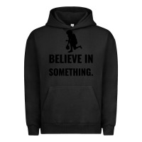 Pigment Black Colin Kaepernick Believe In Something Urban Hoodie - SnappyArt