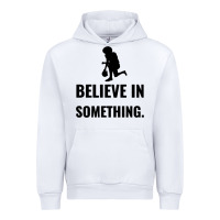 White Colin Kaepernick Believe In Something Urban Hoodie - SnappyArt