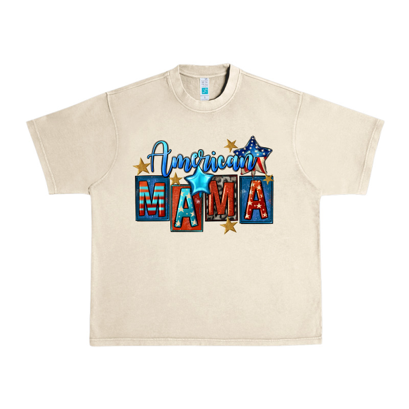 American Mama Mother's Day Urban Heavy Tee by FaDigitalArtStudio | Teevron
