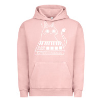 Pigment Salmon The KIFFNESS X ALUGALUG white cat Classic Urban Hoodie - SnappyArt