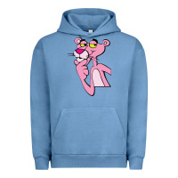 Pigment Pebble Blue pink panther Urban Hoodie - SnappyArt