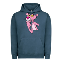 Pigment Midnight Navy pink panther Urban Hoodie - SnappyArt