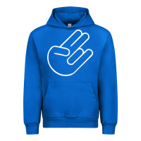 Cobalt shocker hand Urban Hoodie - SnappyArt
