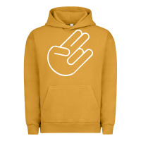 Pigment Peanut Butter shocker hand Urban Hoodie - SnappyArt