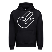 Black shocker hand Urban Hoodie - SnappyArt