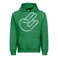 Emerald shocker hand Urban Hoodie - SnappyArt