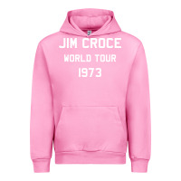 Fuchsia Pink Jim Croce World Tour 1973 Urban Hoodie - SnappyArt