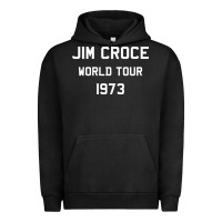 Pigment Black Jim Croce World Tour 1973 Urban Hoodie - SnappyArt