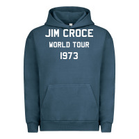Pigment Midnight Navy Jim Croce World Tour 1973 Urban Hoodie - SnappyArt