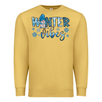 Antique Gold winter vibes gnome Premium Sweatshirt - JahusDesignShop