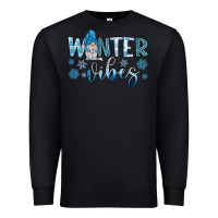 Black winter vibes gnome Premium Sweatshirt - JahusDesignShop