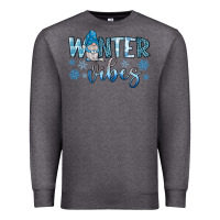 Charcoal Heather winter vibes gnome Premium Sweatshirt - JahusDesignShop