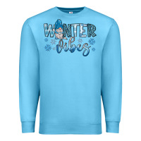 Ocean Blue winter vibes gnome Premium Sweatshirt - JahusDesignShop