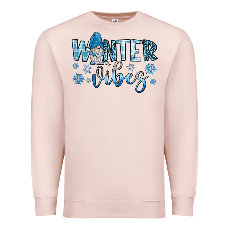 Winter Vibes Gnome Premium Sweatshirt by JahusDesignShop | Teevron