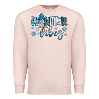 Pale Pink winter vibes gnome Premium Sweatshirt - JahusDesignShop
