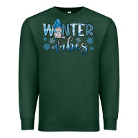 Sports Green winter vibes gnome Premium Sweatshirt - JahusDesignShop