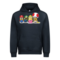 Navy Super Minion Bros Urban Hoodie - FloraArt