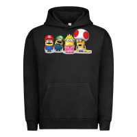 Pigment Black Super Minion Bros Urban Hoodie - FloraArt