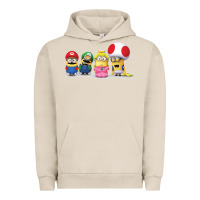 Pigment French Oak Super Minion Bros Urban Hoodie - FloraArt