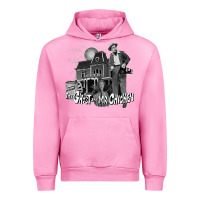 Fuchsia Pink the ghost and mr chicken green Urban Hoodie - FloraArt