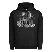 Pigment Black the ghost and mr chicken green Urban Hoodie - FloraArt