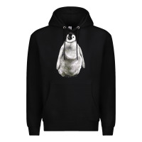 Black baby penguin Premium Hoodie - LillyAllenDesigns