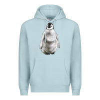 Blue Mist baby penguin Premium Hoodie - LillyAllenDesigns