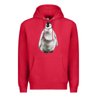 Cardinal baby penguin Premium Hoodie - LillyAllenDesigns