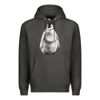 Charcoal Heather baby penguin Premium Hoodie - LillyAllenDesigns