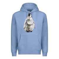 Colony Blue baby penguin Premium Hoodie - LillyAllenDesigns