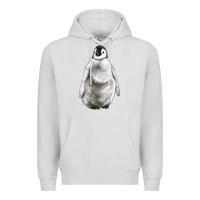 Dove Grey baby penguin Premium Hoodie - LillyAllenDesigns