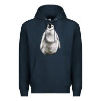 Navy baby penguin Premium Hoodie - LillyAllenDesigns