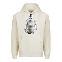 Oatmeal Heather baby penguin Premium Hoodie - LillyAllenDesigns